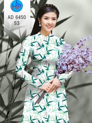 Vải áo dài hoa lá đều kiểu mới AD 6450 33 1580444914 815 Vai ao dai hoa la deu kieu moi AD 6450
