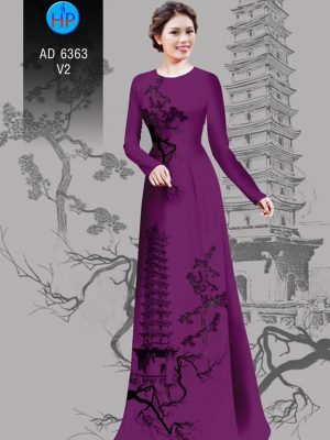 Vải áo dài tháp chùa kiểu mới AD 6363 31 1580445238 174 Vai ao dai thap chua kieu moi AD 6363
