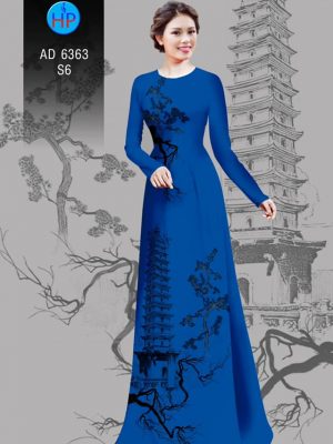 Vải áo dài tháp chùa kiểu mới AD 6363 27 1580445238 771 Vai ao dai thap chua kieu moi AD 6363