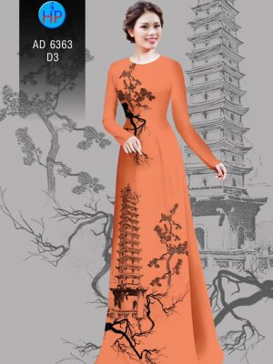 Vải áo dài tháp chùa kiểu mới AD 6363 34 1580445239 711 Vai ao dai thap chua kieu moi AD 6363