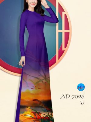 Vải áo dài Chiều quê kiểu mới AD 9026 22 1580446160 449 Vai ao dai Chieu que kieu moi AD 9026