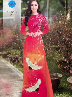 Vải áo dài chim hạc thiết kế 2020 AD 6412 22 1580446661 614 Vai ao dai chim hac thiet ke 2020 AD 6412
