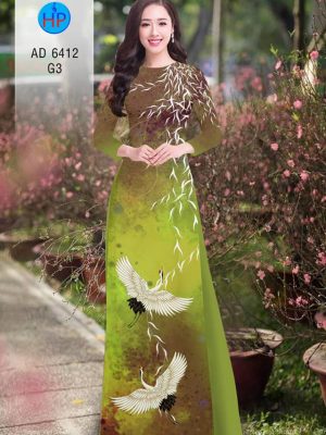 Vải áo dài chim hạc thiết kế 2020 AD 6412 26 1580446662 585 Vai ao dai chim hac thiet ke 2020 AD 6412