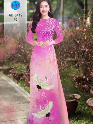 Vải áo dài chim hạc thiết kế 2020 AD 6412 30 1580446663 827 Vai ao dai chim hac thiet ke 2020 AD 6412
