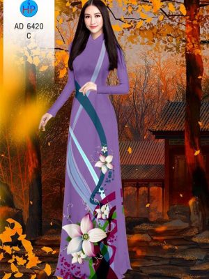 Vải áo dài hoa in 3D thiết kế 2020 AD 6420 23 1580446788 465 Vai ao dai hoa in 3D thiet ke 2020 AD