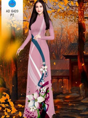 Vải áo dài hoa in 3D thiết kế 2020 AD 6420 31 1580446789 16 Vai ao dai hoa in 3D thiet ke 2020 AD
