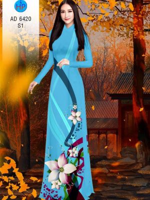 Vải áo dài hoa in 3D thiết kế 2020 AD 6420 29 1580446789 241 Vai ao dai hoa in 3D thiet ke 2020 AD