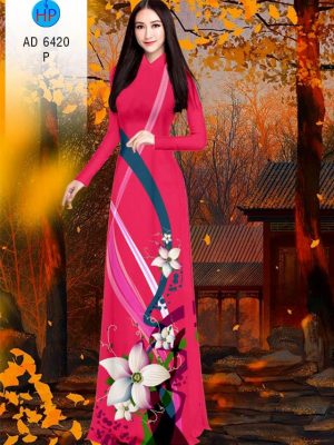 Vải áo dài hoa in 3D thiết kế 2020 AD 6420 25 1580446789 490 Vai ao dai hoa in 3D thiet ke 2020 AD