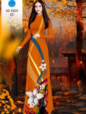 Vải áo dài hoa in 3D thiết kế 2020 AD 6420 26 1580446789 685 Vai ao dai hoa in 3D thiet ke 2020 AD