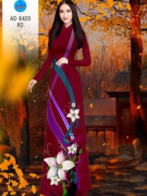 Vải áo dài hoa in 3D thiết kế 2020 AD 6420 36 1580446790 385 Vai ao dai hoa in 3D thiet ke 2020 AD