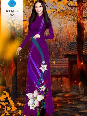Vải áo dài hoa in 3D thiết kế 2020 AD 6420 35 1580446790 869 Vai ao dai hoa in 3D thiet ke 2020 AD