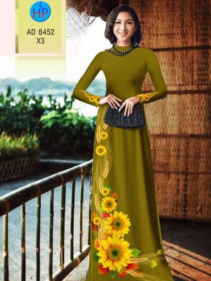 Vải áo dài hoa hướng dương kiểu mới AD 6452 28 1580446884 662 Vai ao dai hoa huong duong kieu moi AD 6452