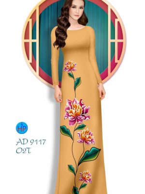 1580450496 87 Vai ao dai Hoa Mau Don thiet ke 2020 AD
