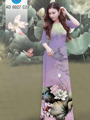 Vải áo dài hoa Sen thiết kế 2020 AD 6027 25 1580450751 27 Vai ao dai hoa Sen thiet ke 2020 AD 6027
