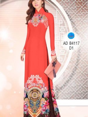 1580452240 176 Vai ao dai Hoa van va bi thiet ke 2020