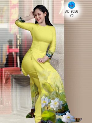 Vải áo dài Sen thanh thoát thiết kế 2020 AD 9056 27 1580452569 143 Vai ao dai Sen thanh thoat thiet ke 2020 AD