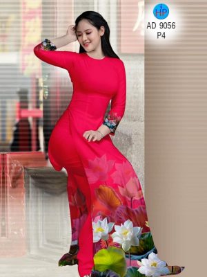 Vải áo dài Sen thanh thoát thiết kế 2020 AD 9056 29 1580452569 525 Vai ao dai Sen thanh thoat thiet ke 2020 AD