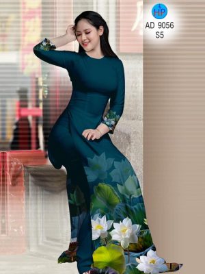 Vải áo dài Sen thanh thoát thiết kế 2020 AD 9056 21 1580452569 563 Vai ao dai Sen thanh thoat thiet ke 2020 AD