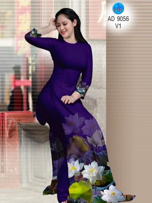 Vải áo dài Sen thanh thoát thiết kế 2020 AD 9056 24 1580452569 933 Vai ao dai Sen thanh thoat thiet ke 2020 AD