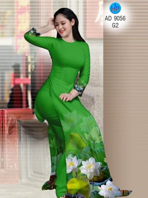 Vải áo dài Sen thanh thoát thiết kế 2020 AD 9056 34 1580452570 16 Vai ao dai Sen thanh thoat thiet ke 2020 AD