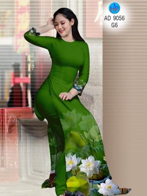 Vải áo dài Sen thanh thoát thiết kế 2020 AD 9056 33 1580452570 578 Vai ao dai Sen thanh thoat thiet ke 2020 AD