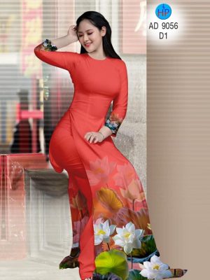 Vải áo dài Sen thanh thoát thiết kế 2020 AD 9056 36 1580452570 688 Vai ao dai Sen thanh thoat thiet ke 2020 AD