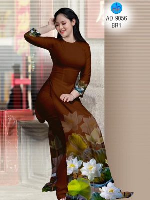 Vải áo dài Sen thanh thoát thiết kế 2020 AD 9056 35 1580452570 872 Vai ao dai Sen thanh thoat thiet ke 2020 AD
