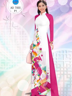 Vải áo dài Lập thể hình học kiểu mới AD 7055 22 1580453394 273 Vai ao dai Lap the hinh hoc kieu moi AD