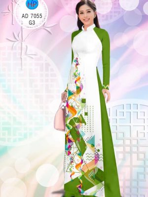Vải áo dài Lập thể hình học kiểu mới AD 7055 21 1580453394 313 Vai ao dai Lap the hinh hoc kieu moi AD