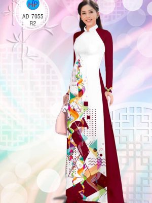 Vải áo dài Lập thể hình học kiểu mới AD 7055 27 1580453394 353 Vai ao dai Lap the hinh hoc kieu moi AD