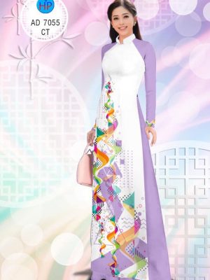Vải áo dài Lập thể hình học kiểu mới AD 7055 36 1580453394 395 Vai ao dai Lap the hinh hoc kieu moi AD