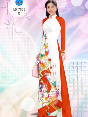 Vải áo dài Lập thể hình học kiểu mới AD 7055 35 1580453394 402 Vai ao dai Lap the hinh hoc kieu moi AD