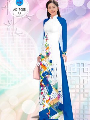 Vải áo dài Lập thể hình học kiểu mới AD 7055 28 1580453394 405 Vai ao dai Lap the hinh hoc kieu moi AD