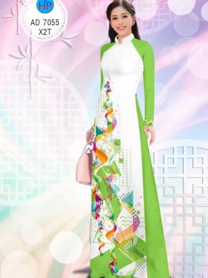 Vải áo dài Lập thể hình học kiểu mới AD 7055 31 1580453394 564 Vai ao dai Lap the hinh hoc kieu moi AD