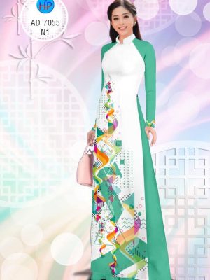 Vải áo dài Lập thể hình học kiểu mới AD 7055 37 1580453394 679 Vai ao dai Lap the hinh hoc kieu moi AD