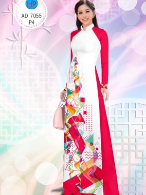 Vải áo dài Lập thể hình học kiểu mới AD 7055 25 1580453394 715 Vai ao dai Lap the hinh hoc kieu moi AD