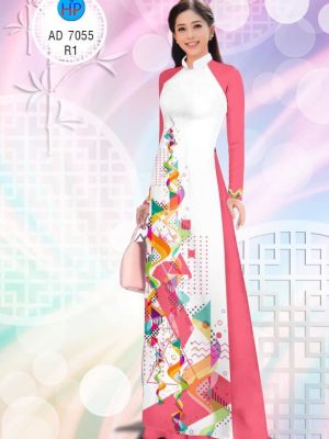 Vải áo dài Lập thể hình học kiểu mới AD 7055 23 1580453394 886 Vai ao dai Lap the hinh hoc kieu moi AD