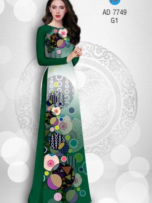 Vải áo dài hoa văn tròn kiểu mới AD 7749 21 1580453631 29 Vai ao dai hoa van tron kieu moi AD 7749