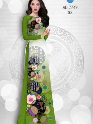 Vải áo dài hoa văn tròn kiểu mới AD 7749 22 1580453631 494 Vai ao dai hoa van tron kieu moi AD 7749