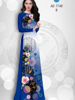 Vải áo dài hoa văn tròn kiểu mới AD 7749 24 1580453631 700 Vai ao dai hoa van tron kieu moi AD 7749