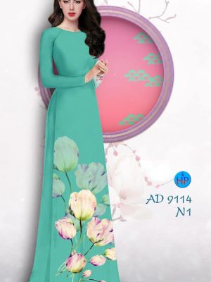 1580453893 248 Vai ao dai Hoa Tulip kieu moi AD 9114
