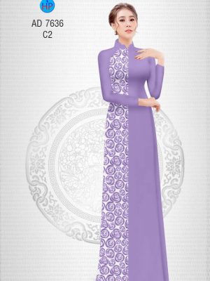 Vải áo dài Hoa hồng mới ra AD 7636 21 1580454102 435 Vai ao dai Hoa hong moi ra AD 7636