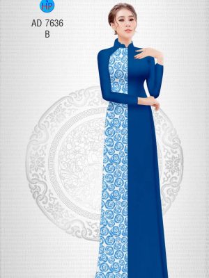 Vải áo dài Hoa hồng mới ra AD 7636 23 1580454103 588 Vai ao dai Hoa hong moi ra AD 7636