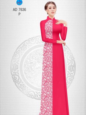 Vải áo dài Hoa hồng mới ra AD 7636 28 1580454103 617 Vai ao dai Hoa hong moi ra AD 7636