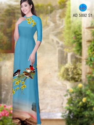 Vải áo dài hoa mai và chim thiết kế 2020 AD 5892 26 1580454477 904 Vai ao dai hoa mai va chim thiet ke 2020