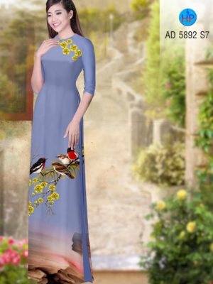 Vải áo dài hoa mai và chim thiết kế 2020 AD 5892 31 1580454478 229 Vai ao dai hoa mai va chim thiet ke 2020