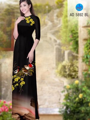 Vải áo dài hoa mai và chim thiết kế 2020 AD 5892 35 1580454478 266 Vai ao dai hoa mai va chim thiet ke 2020