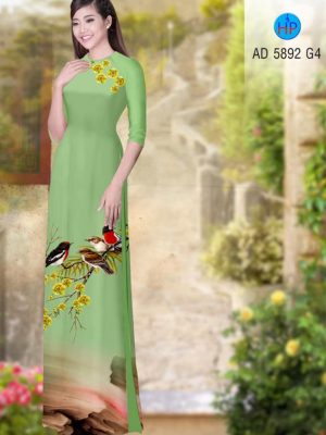 Vải áo dài hoa mai và chim thiết kế 2020 AD 5892 30 1580454478 350 Vai ao dai hoa mai va chim thiet ke 2020