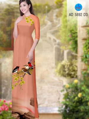 Vải áo dài hoa mai và chim thiết kế 2020 AD 5892 33 1580454478 801 Vai ao dai hoa mai va chim thiet ke 2020