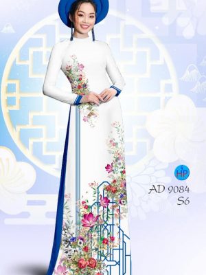 1580454571 590 Vai ao dai hoa mua xuan thiet ke 2020 AD